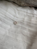 intuition. a pale lavender rose cut spinel connector set in sterling silver for permanent jewelry or custom bracelet