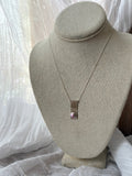 iridescence. sea of cortez mabe pearl pendant necklace in sterling silver