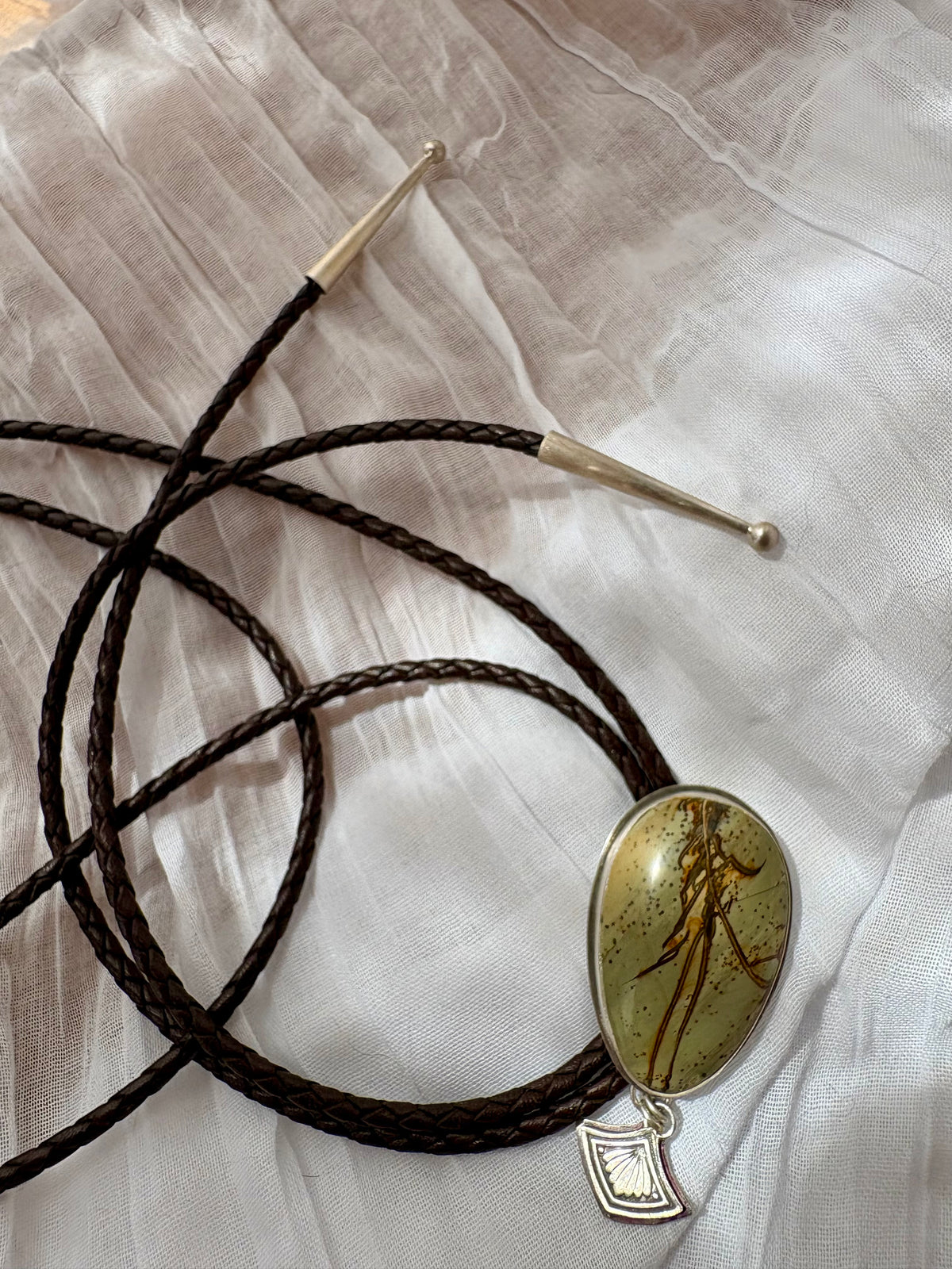 ébauche. american jasper choker and bolo necklace.